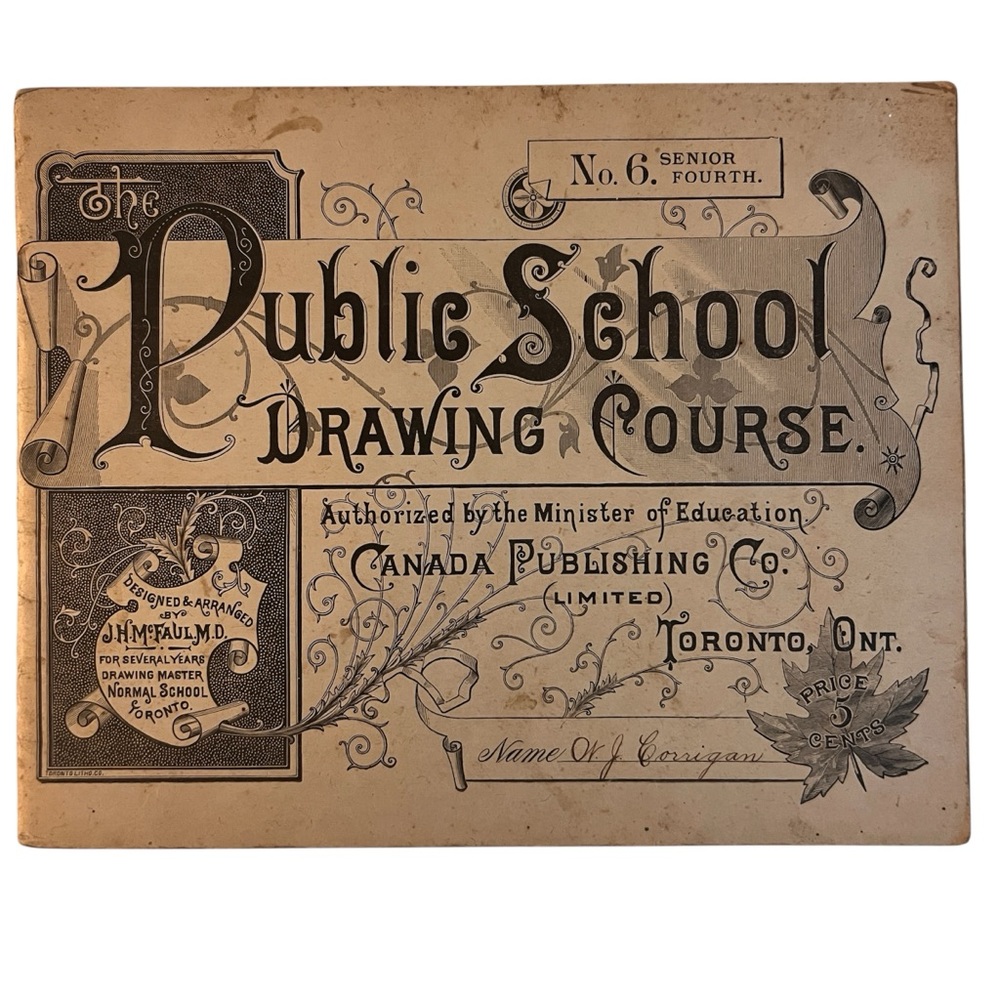 Vintage Public School Drawing Course Book